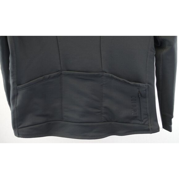 Adidas Primegreen Cycling Jacket | Womens Sz L, Charcoal Gray, 3 Stripes - Picture 5 of 7